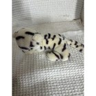 Vintage Unisex Dakin White Tiger Plush Toy Small Cream Purple 1976