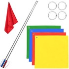 4 Pcs Horse Training Flag Horse Training Equipment With 48  Telescopic
