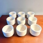 Set Nine 9 Vintage Ironstone Stoneware Stacking Ramekin Bouillon Custard Cups