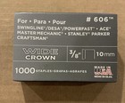 5 Pack   Arrow  5000 Staples  606 Wide Crown Swingline Heavy Duty 3 8  Fasteners