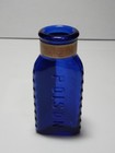 Antique William R Warner   Co Cobalt Poison Triloids Bottle Original Label 