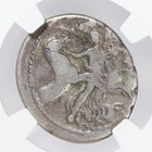 L  Plautius Plancus Ar Denarius Roman Republic Silver Coin 47 Bc Ngc F - Bankers
