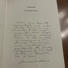 Signed  The Bar Bizarre By Dakin W tennessee Williams Foreword 1st Ed 1980 Hcdj