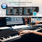 Pyle Portable 61 Key Piano Keyboard  Digital Musical Karaoke - Learning Keyboard