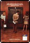 1973 Man Checks Out Sexy Women In Hanes Pantyhose Decorative Replica Metal Sign 