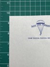 Wwii Camp Toccoa George United States Paratroops Letterhead Stationary Unused