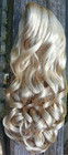 New Curly Long Blonde Wig Of  Truly Me  125 American Girl 18  Doll For Custom