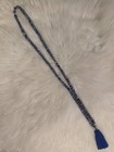 6mm Blue Spot Stone 108 Prayer Beads Tibet Buddhist Mala Necklace Bracelet