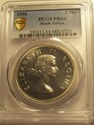 South Africa  1956 Elizabeth Ii Five Shillings  5 Shillings  Pcgs Pr 64 