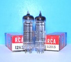 12k5 Nos Rca Radio Audio Amplifier Vintage Vacuum Tubes 2 Valves Tested 12k5