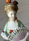 Antique German Porcelain Pin Cushion Half Doll 5   Rare Vintage Collectible Gift