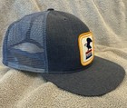 Vintage Usps Us Mail Trucker Hat Blue Mesh Snapback Eagle Patch Postal Cap Usa