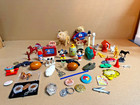 Vtg Junk Drawer Lot Toys Button Figurine Pez Disney Reseller Great Value
