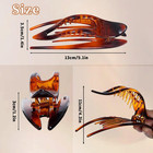 4 Pcs Flat Hair Claw Clips For Women French Clip For Women Thin And Thick Hair S