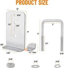  8  8  Galvanized L-type Bunk Bracket Kit For Boat Trailer Fits 3x3  Heavy Duty