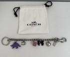 Nwot Coach Motif Chain Bag Charm