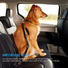 2 Pack Dog Seat Belt  Retractable Dog Car Harness Adjustable Pet Safety Belt    