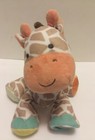Carter s Developmental Rattle Giraffe Plush Baby Toy Crinkle Stuffed Animal 10 