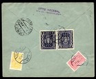Austria 1927 Express Air Mail Franked Scott  c4 C6-c8 Four Stamps Extremely Rare