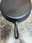 Vintage Early Lodge Cast Iron  8 Raised Number Skillet Pan Arc Logo   Heat Ring