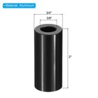 10 Pcs M10 Aluminum Spacers Metal Spacer Aluminum 3 8  Id X 3 4  Od X 2  L