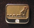      2 5g 10k Mack Truck Co  Advertising Logo Employee Tie Pin With A Real     