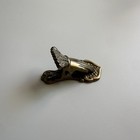 Vintage Brass Hand 3 5  Stationery Paperclip Letter Holder Wall Hanging Decor