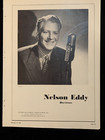 Nelson Eddy 1945 Booking Ad Musical Performer Concert Baritone