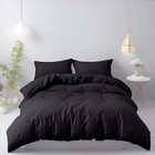 Duvet Quilt Cover Hotel Quality 3 Piece Luxury Bedding Set Twin Queen King Size