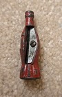 Vintage 1930s Red Coca Cola Bottle Diecast Metal Pencil Sharpener Almost 2  Tall