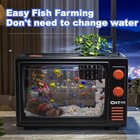 Tv Design Fish Tank Kit 3 5 Gallon Aquarium Desktop Fish Tank W  Led Pump Filter