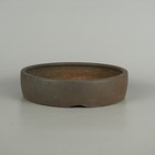 Japanese Bonsai Pot Keisui Unglazed Round Bonsai Pot-bp557