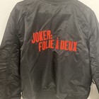 Rare 2024 Joker 2 - Joker  Folie A Deux Embroidered Film Crew Flight Jacket 