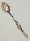 Vintage 4 Inch - Labeled And Signed 800 Silver Spoon - Unique Handle - 6 26g