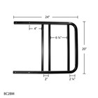 2-bike Rv Motorhome Bumper Bike Rack Carrier