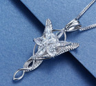 The Lord Of The Rings Arwen Und  miel Cosplay S925 Sterling Silver Necklace Gift