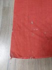 Vintage French Tricolour Flag With Stitched Linen Panels 112cm X 77cm On A Pole