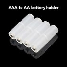 Battery Converter Adapter Holder Case Portable Translucent Cell Battery Size