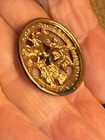 Commemorative  Open Work  Metal Button   Queen Victoria 1837  1   1 16 