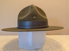Vintage 1950 s Bsa Boy Scouts Leaders Camp Hat  7 5 8 With  Brim Board