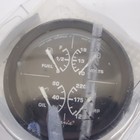 Faria Beede 4-in-1 Marine Gauge Black Volts Oil Pressure Temp Fuel Gf0001b