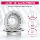 Front Rear Rotors   Ceramics Pads For 2017 2018 -2020 Gmc Acadia Buick Enclave