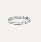 Lab Grown Diamond Single Shared Prong Halfway Band