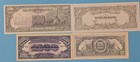 Unc 1000 And 500 Japanese Peso Notes From Philippines  2 Notes  1944
