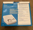 At t Digital Answering System With Time day Stamp New - White