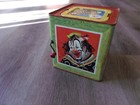 Vintage Mattel Tin Clown Jack In The Box No Internal Pieces Box Only