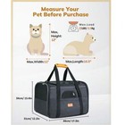 Joyin-soft Sided Cat Carrier Large For Big Medium Cats And Puppy Up To 15lbs  Pe