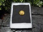 Old Rare Vintage Antique Civil War Relic Eagle Coat Button With Uniform And Case