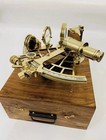 Brass Antique Vintage Maritime Brass Nautical Sextant Kelvin Hughes London Gift