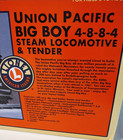 Lionel 6-28029  U P 4-8-8-4 Big Boy Steam Locomotive  x4006  Untested  As Is